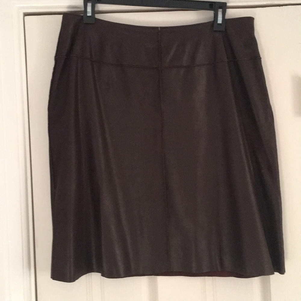 Leather skirt